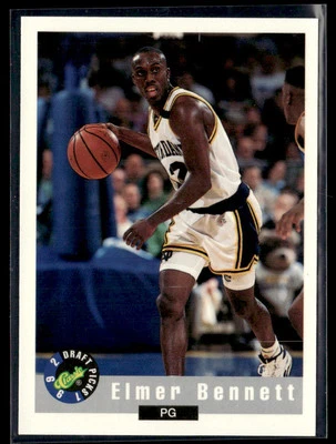 1992 Classic Draft Picks #74 Elmer Bennett Atlanta Hawks - Image 1 of 2