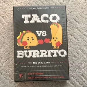 Taco vs Burrito Card Game - Fun Strategy Game for 2 to 4 Players, Ages 7+ - Imagen 1 de 2