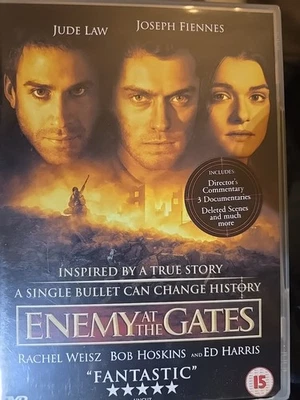 Enemy at the Gates DVD 2001 R2 Starring Jude Law, Joseph Fiennes, Rachel Weisz - Image 1 of 3