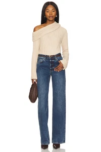 Tularosa x Emma Rose Harper Sweater in Beige - Picture 1 of 5