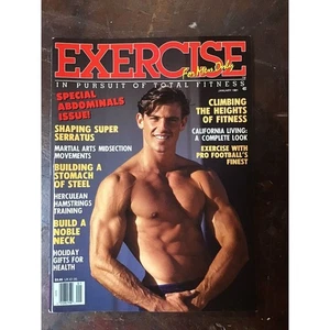 Exercise For Men Only January 1991 Cover by Terry Johnson Gay Interest - Picture 1 of 3