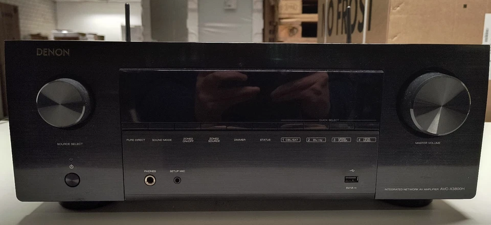 Denon AVC-X3800H 9.4 Kanal AV-Receiver, schwarz - gebraucht - Bild 1 von 4