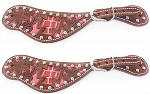 Horse Western Riding Cowboy Boots Leather Spur Straps Tack 7426 - Picture 1 of 1