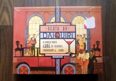 Death by Daiquiri Murder Dinner Party Cassette game by Past Times - New & Sealed - Image 1 of 3