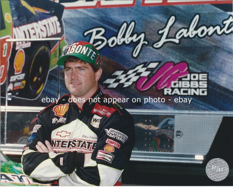BOBBY LABONTE INTERSTATE BATTERIES JOE GIBBS NASCAR WINSTON CUP 8 X 10 PHOTO #01 - Imagem 1 de 1