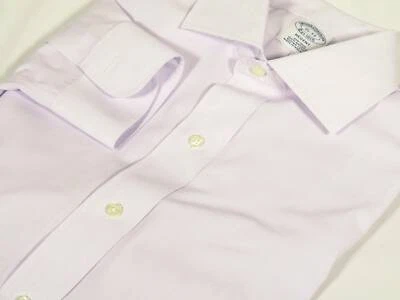 Brooks Brothers Regent Purple Pinstripe Forward Point Collar Dress Shirt, 15-33 - Image 1 of 4