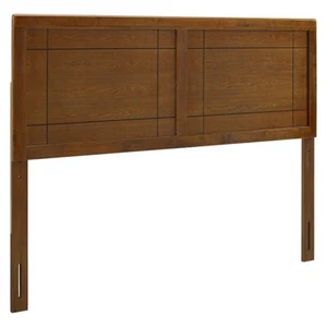 Modway Furniture Archie Queen Wood Headboard, Walnut - MOD-6222-WAL - Picture 1 of 1