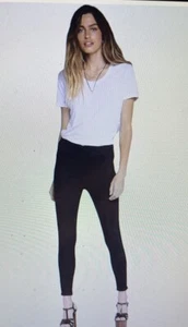 NWT Current Elliott "Vignette" Jean Womens Small Black Skinny Pull-On MSRP $148 - Picture 1 of 7