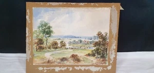 Original Water Colour of a Lovely countryside, No Signature! 8.25" H x 10.75" W - Picture 1 of 12