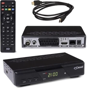 Ricevitore COMAG SL30T2 FullHD HEVC DVBT/T2 H.265, incl. cavo HDMI, nero - Foto 1 di 5