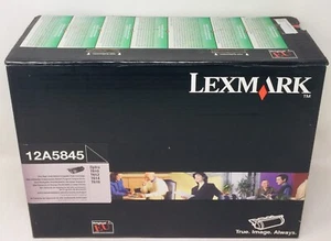 Lexmark 12A5845 Original Black Toner Optra T610/T612/T614/T616 (25,000 PG) - Picture 1 of 3