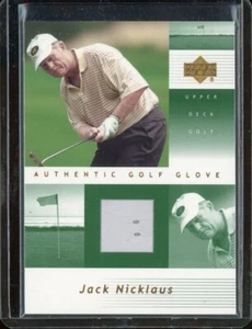 2002 UD Upper Deck Jack Nicklaus Authentic Golf Glove #JN-G SSP Card Masters - Bild 1 von 2
