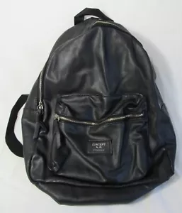Mochila H&M Concept #52 Stockholm negra forrada con cierre de cremallera usada en excelente estado - Imagen 1 de 8
