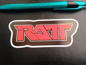 RATT Hair Metal Band STICKER - Mint Condition / Rare - LOGO - 80s Hard Rock - Picture 1 of 1