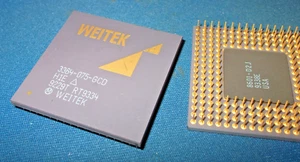 3364-075-GCD H1E WEITEK Vintage SPARC CPU GOLD PGA COLLECTIBLE LAST ONES QTY-1 - Picture 1 of 1