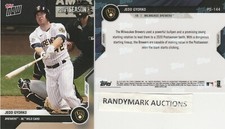 Jedd Gyorko BREWERS 2020 TOPPS NOW POSTSEASON NL WILD CARD PS-144 SP 86