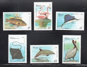 sCUBA Sc# 3603-3608 MARINE dolphin pelican flamingo fish CPL SET of 6 1994 MNH - Picture 1 of 1