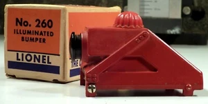 Lionel Nº Parachoques iluminado 260 con caja e instrucciones - Imagen 1 de 5