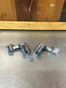 Alfa Romeo Spider • Original B Pillar Post Top Chrome Trim Pieces. Used. KAR966 - Picture 1 of 10