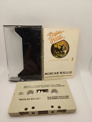 VTG 1979 Column Records Boxcar Willie Sings Hank Williams Jimmie Rodgers Album Foto 1 de 4