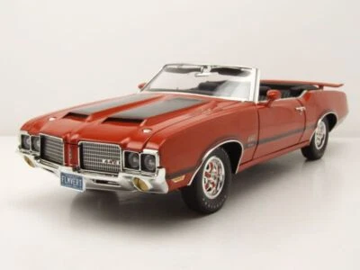 Oldsmobile 442 W-30 Convertible 1972 Arancione Modellino Auto 1:18 Acme - Immagine 1 di 4