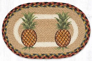 Manteles Trenzados (Juego/2) Piña 10x15 en Manteles Pequeños Yute Decoración Colonial - Imagen 1 de 1