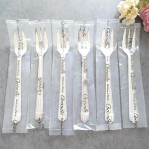 Christofle Aria 6 piezas cubiertos plateados tenedor para pasteles vajilla cubiertos cocina - Imagen 1 de 20