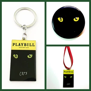 Cats Broadway Keychain, Ornament or Button - Picture 1 of 1