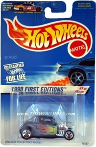 1998 Hot Wheels #636 First Editions '32 Ford 5 spoke wheels on 0910 card - Picture 1 of 1