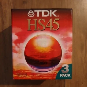 3 Pack- TDK HS45 - VHS-C Videokassetten - NEU + OVP - Bild 1 von 4