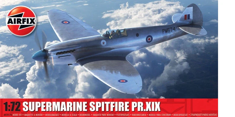 Supermarine Spitfire PR.XIX Airfix | N. A02017B | 1:72 NUOVO - Immagine 1 di 1