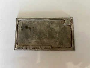 Las Vegas Hilton Casino Vintage 1960s Original Printing Press Business Room Card - Picture 1 of 2
