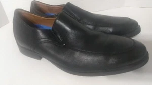 Clarks Collection Extreme Comfort Shoes Men’s 9.5 W  Black Loafer Slip On - Picture 1 of 8