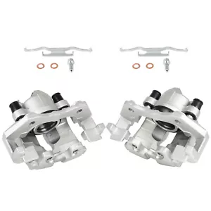 Front Left Right Brake Calipers w/ Bracket 2PCS For 2005-2009 Ford Escape Silver - Picture 1 of 10
