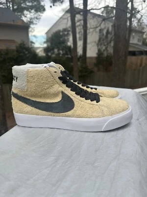🔥 RARE Size 7-Nike SB Zoom Blazer Mid Stussy AH6158 700 Skateboard Midwest Gold - Image 1 of 4
