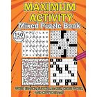 Maximum Activity Mixed Puzzle Book Variety Puzzles Boo   Paperback New Moore S