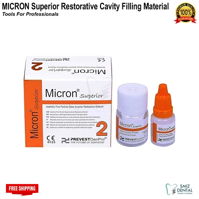 SMIZ DENTAL® Micron Superior Teeth/Tooth Repair Permanent Dental Cement Cavity Filling Kit