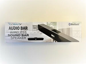 CobaltX Sound Bar Wireless Sound Bar Speaker w/USB/TF Card Reader & 3.5mm inputs - Picture 1 of 6