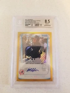 2011 Bowman Chrome Mason Williams  Autographed Rookie Card Gold 9/50 Beckett... - Picture 1 of 2
