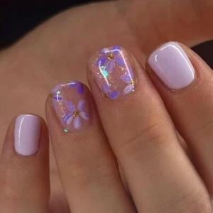Acrylic False Nail,Artificial Nail Glues on Nail Press on Nail Design Fake Nail - Picture 1 of 8
