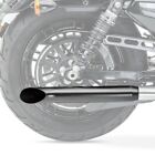 Exhaust Cafe Racer Turn Out For Kawasaki Gpx 750 600 R Black