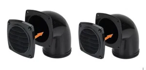 2 x Bilge Blower Air Vent Outlet 75mm (3") with 90 Degrees Elbow, Exhaust Vent - Picture 1 of 2