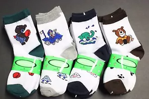 5 Pairs Youth Fashion Ankle Crew Socks BOY'S/GIRL'S fit shoes 6 TO 11 , 12 - 3 - Picture 1 of 18