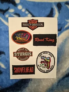 Harley Davidson Patches Lot - Picture 1 of 8