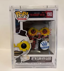 Funko Pop! Art The Clown With Glasses #1593 Signed David Thornton w/ Protector - Picture 1 of 6