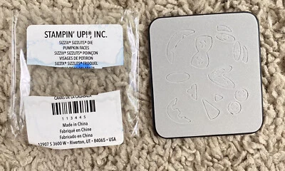 Stampin Up!  Sizzix Sizzlits Dye - Pumpkin Faces (113445) - Image 1 of 3