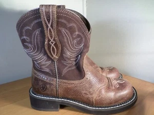 Ariat Damengröße 7 Fatbaby Heritage Dapper Leder Westernstiefel 10029492 – SCHÖN - Bild 1 von 8
