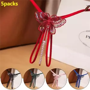 Perlen-Pailletten-G-String Spitze Tanga Unterwäsche Dessous Slips Höschen C8 - Bild 1 von 30