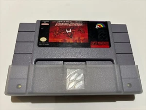 Maximum Carnage Spider-Man Venom Grey Cart Super Nintendo Snes Authentic - Picture 1 of 1