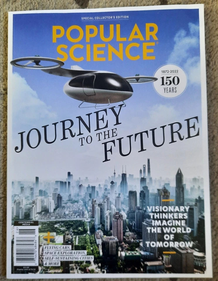 Special Edition POPULAR SCIENCE  Journey to the Future Magazine Centennial Media - Image 1 of 1